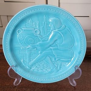 VINTAGE FIESTA 1939 NEW YORK WORLD FAIR AMERICAN POTTER PLATE